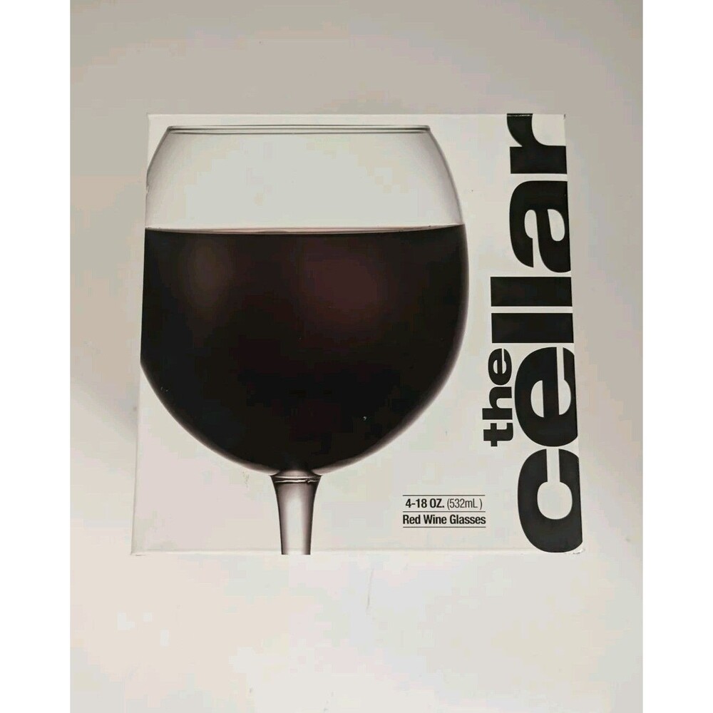The Cellar Red Wine Glasses | Set 4 | 18oz - 532ml